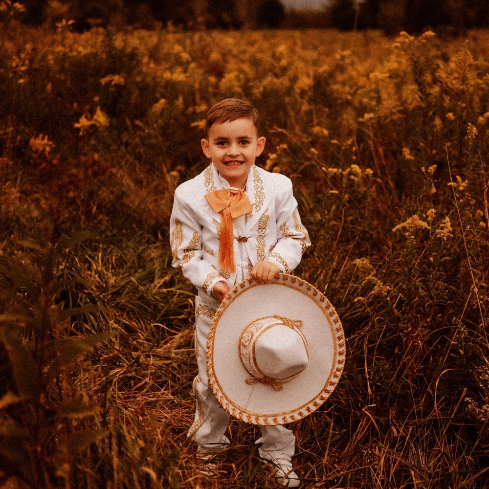 Our Lady of Guadalupe Beautiful 6 pieces Boy Charro Suit